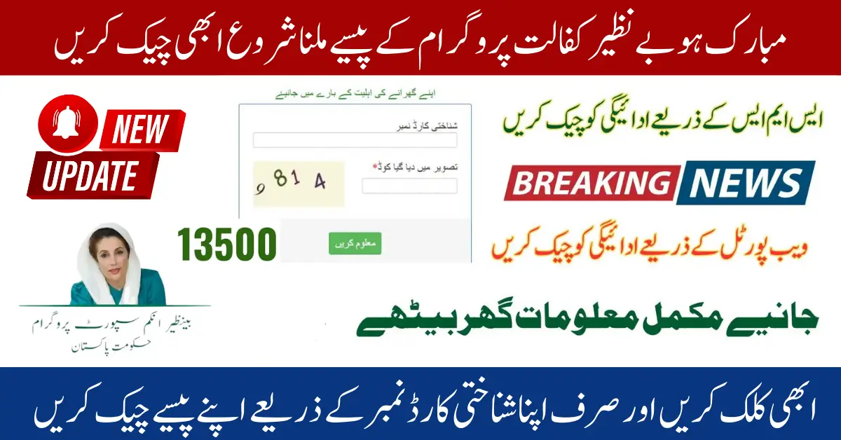 Step-by-Step Guide to Verify Your 13500 Payment on the BISP 8171 Web Portal