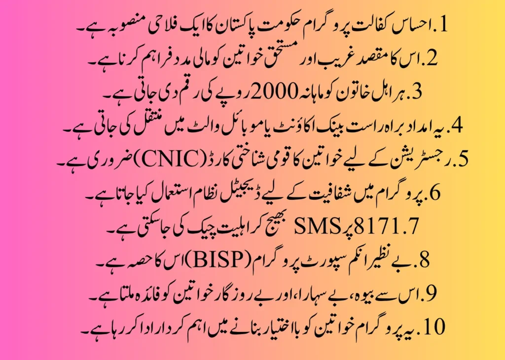 8171 Ehsaas Program 25000 BISP Complete Guide 2025