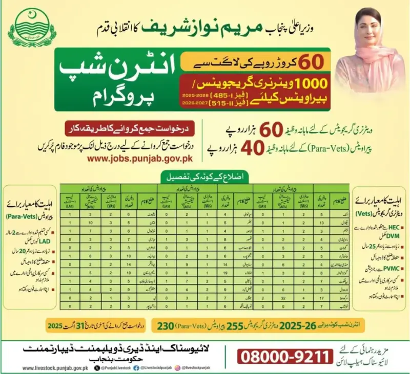 CM Paid Internship Program for Students and fresh Graduates all over the Punjab