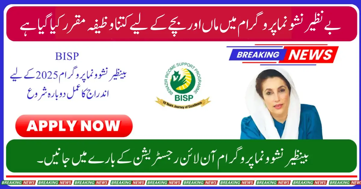 BISP 8171 Eligibility and registration procedure for joining the Benazir Nashunuma Program