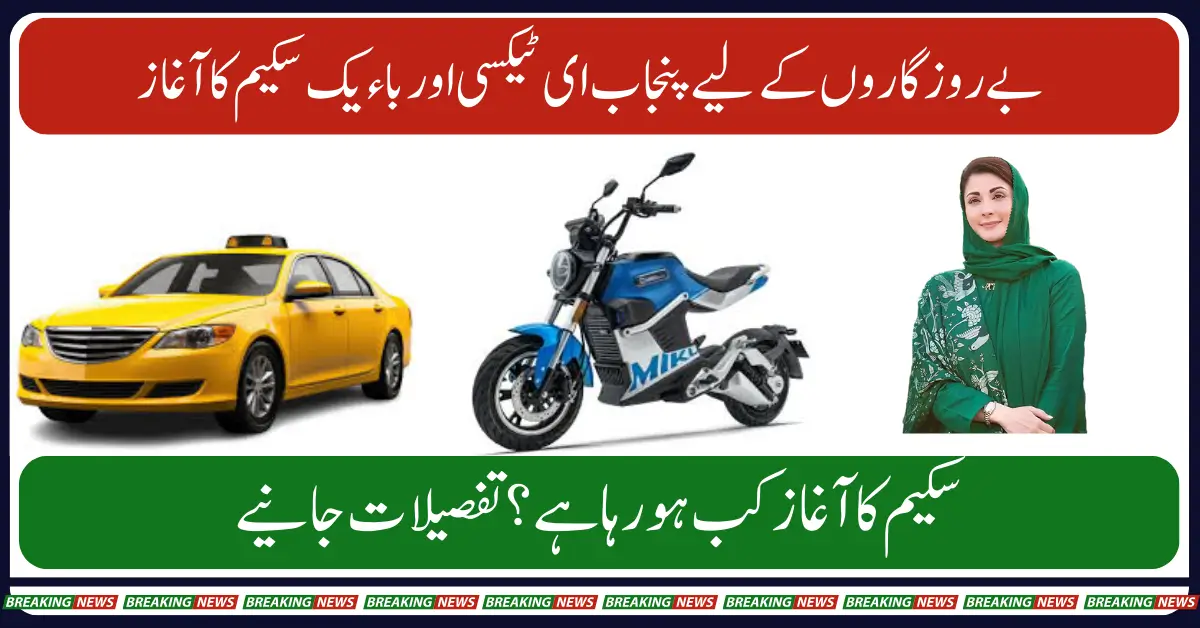 Big Relief for Jobless Punjab Rolls Out Electric Taxi and Bike Scheme