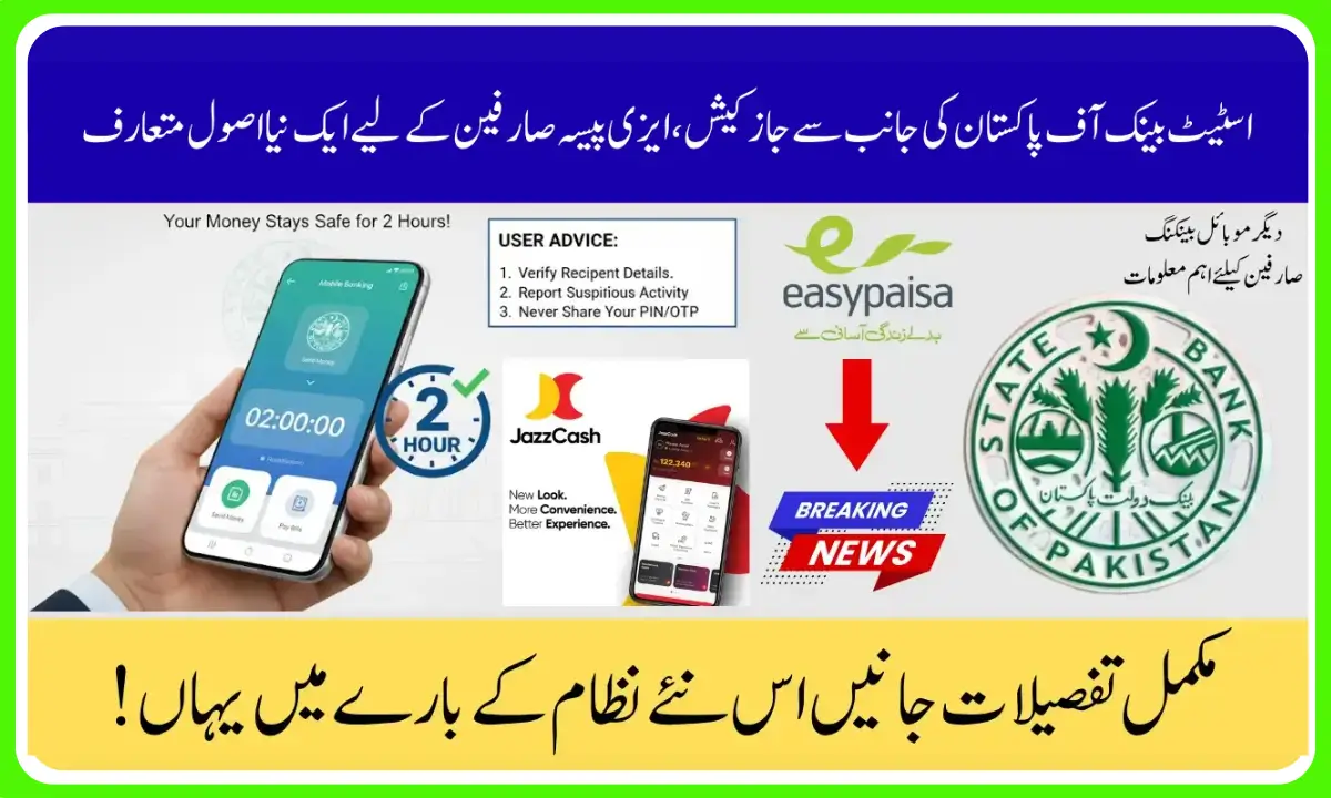 What impact will the two-hour 'cooling period' of Easypaisa and Jazz Cash have on users